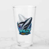 Verre Willy Whale – Flippin’ Libre. Drôle (Dos)