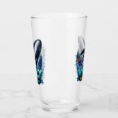 Verre Willy Whale – Flippin’ Libre. Drôle (Gauche)