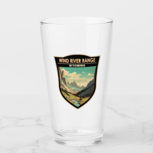 Verre Wind River Range Wyoming Travel Art Vintage (Devant)