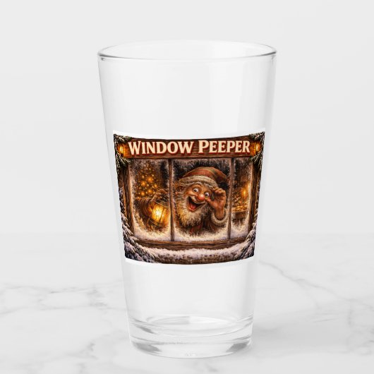 Verre Window Peeper Icelandic Yule Lad  (Devant)