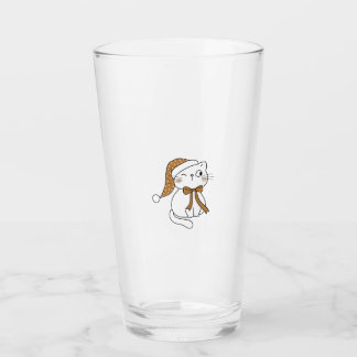 Verre Winking Winter Cat