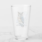 Verre Winter Snowflakes Blue Owl Christmas Snow (Dos)