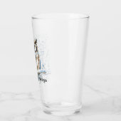 Verre Winter Snowflakes Blue Owl Christmas Snow (Gauche)