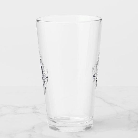 Verre Wolf Boho de la tribu (Droite)