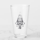Verre Wolf Boho de la tribu (Devant)