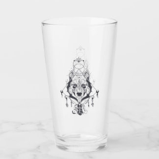 Verre Wolf Boho de la tribu