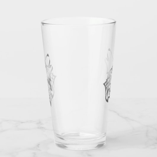 Verre Wolf Howling argenté (Droite)