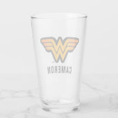 Verre Wonder Woman | Logo saisonnier (Dos)