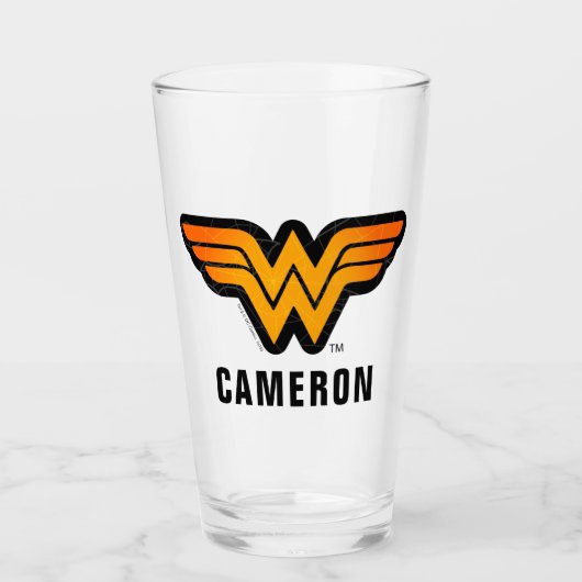 Verre Wonder Woman | Logo saisonnier (Devant)