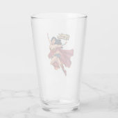 Verre Wonder Woman Portant Cape (Dos)