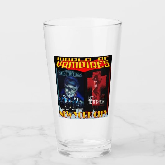 Verre World of Vampires NEW YORK CITY Glass (Devant)