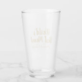 Verre World’s Best Mom gold custom script mignon (Dos)