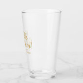 Verre World’s Best Mom gold custom script mignon (Gauche)