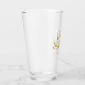 Verre World’s Best Mom gold custom script mignon (Droite)