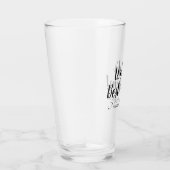 Verre World’s Best Mom noir script personnalisé élégant  (Droite)