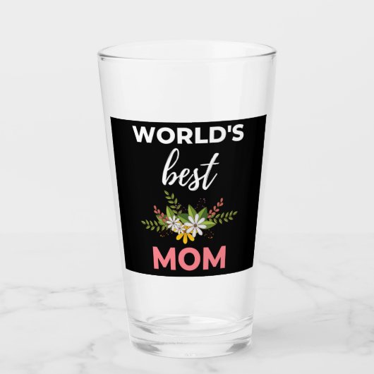 Verre World's Best Mom (Devant)