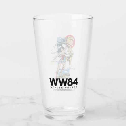Verre WW84 | Combattez Pour Justice Wonder Woman Retro C (Dos)