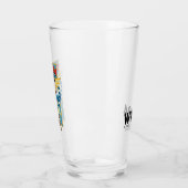 Verre WW84 | Retro Comic Wonder Woman Badge de caractère (Gauche)