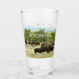 Verre Wyoming Bison Nature Animal Photographie