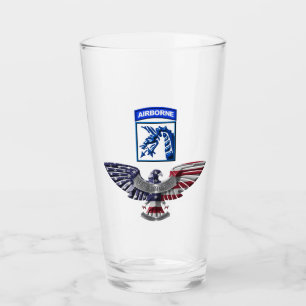 Verre XVIII Corps aéroporté Aigle