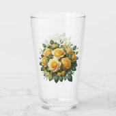 Verre Yellow Roses Drinkware Tumbler (Dos)