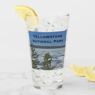 Verre Yellowstone Frozen Lake Photo Parc national