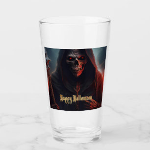 Verre Yeux rouges lumineux Reaper Art Halloween