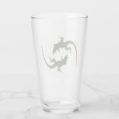 Verre Yin Yang Lizards (Dos)