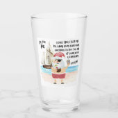 Verre Yo Ho Pirate Père Noël Rum Christmas Bar (Devant)