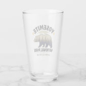 Verre Yosemite National Park Bear Forest Beer Glass (Dos)