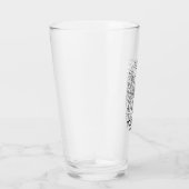 Verre Yosemite National Park Line Art (Droite)