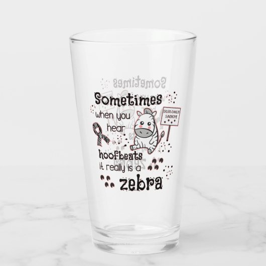 Verre Zebra awareness (Dos)