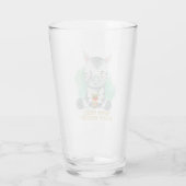 Verre zebra citation dessin boire du bobba tea (Dos)