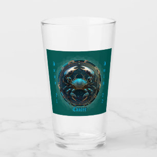 Verre Zodiaque Cancer "21 juin - 22 juillet"