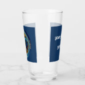 Verre Zodiaque Capricorne avec nom et date de naissance  (Gauche)