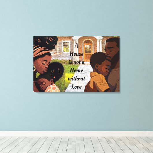 Verrekende canvas printwand (Insitu (Houten vloer))