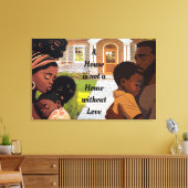 Verrekende canvas printwand (Insitu (Woonkamer))