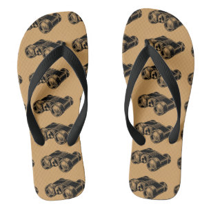 Verrekijker Vintage Illustratie Flip Flop