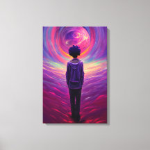 Verrekte Canvas Afdrukkunst: NDE NDE-tunnel