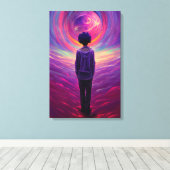 Verrekte Canvas Afdrukkunst: NDE NDE-tunnel Afdruk (Insitu (Houten vloer))