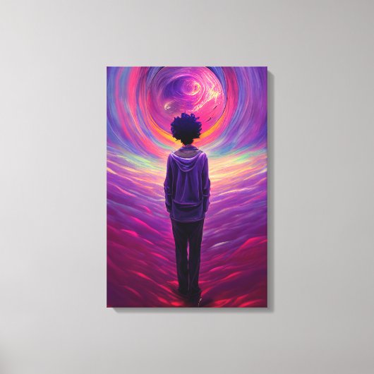 Verrekte Canvas Afdrukkunst: NDE NDE-tunnel Afdruk (Voorkant)