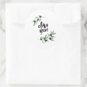 Verrerie de branche d'olive stickers Saint Valenti (Sac)