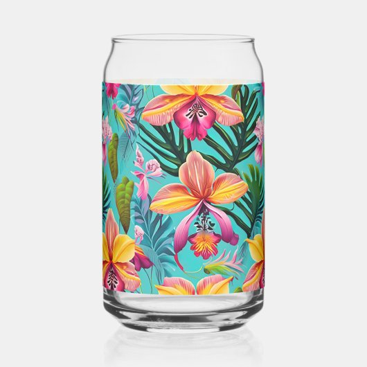 Verrerie de fleurs tropicales (Gauche)