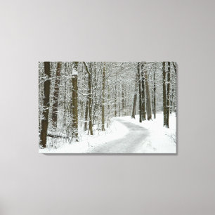 Verrerie hivernale toile enveloppée Imprimer
