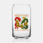 Verres à bière festifs Mahjong (Verso)