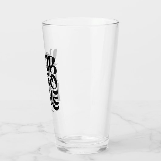 Verres à bière personnalisés avec logo et texte (Gauche)