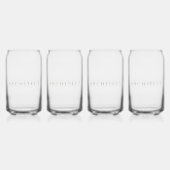 Verres à boire ARCHITECT 16 oz (4) / Sepia (Dos)