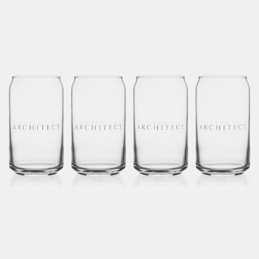 Verres à boire ARCHITECT 16 oz (4) / Sepia (Recto)