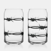 Verres à boire avec conception de fil barbelé (Recto)