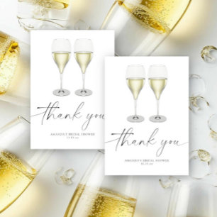 Verres à champagne - merci enterrement de vie de j